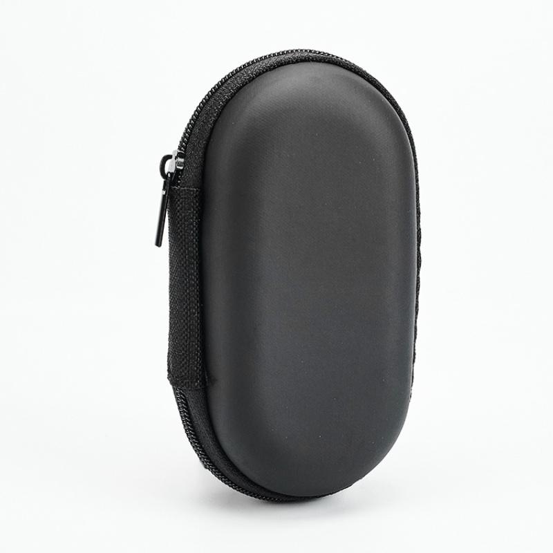 Headphone Case Hard - 【F】携帯用ハードシェルイヤホンケース。衝撃吸収・防水仕様。ジッパー付きで、インイヤー型イヤホンを収納できる汎用性の高いキャリングポーチ。