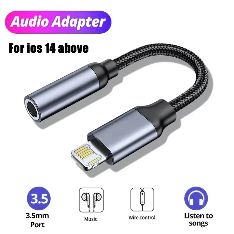 Earphone Splitter Jack - 8 ピン - 3.5 ミリメートルジャック AUX