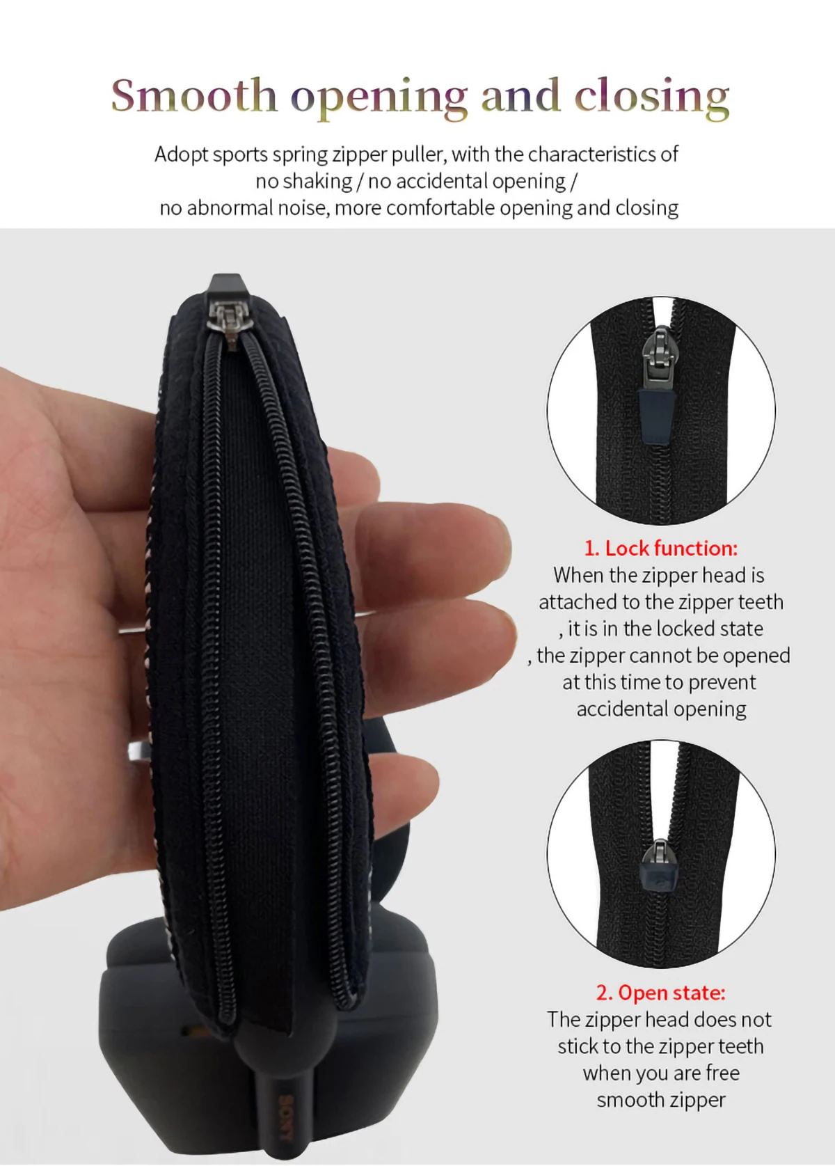 Sony Headphone Wh-1000Xm5 - YAYINCC製、ソニーWH-1000XM5ヘッドホン用、高品質ヘッドバンドカバー。ファスナー付き、編み物素材のヘッドバンド保護カバー。
