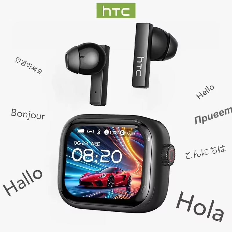 Wireless Earbuds Tws - [超高画質ディスプレイ] HTC NE40 Bluetooth V6 TWS