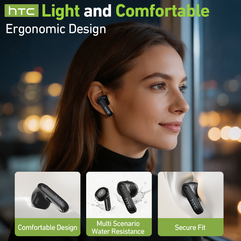 HTC NE94 ゲーミングTWSイヤホン。マイク内蔵、ゲー - Wireless Earbuds Tws のレビューと価格