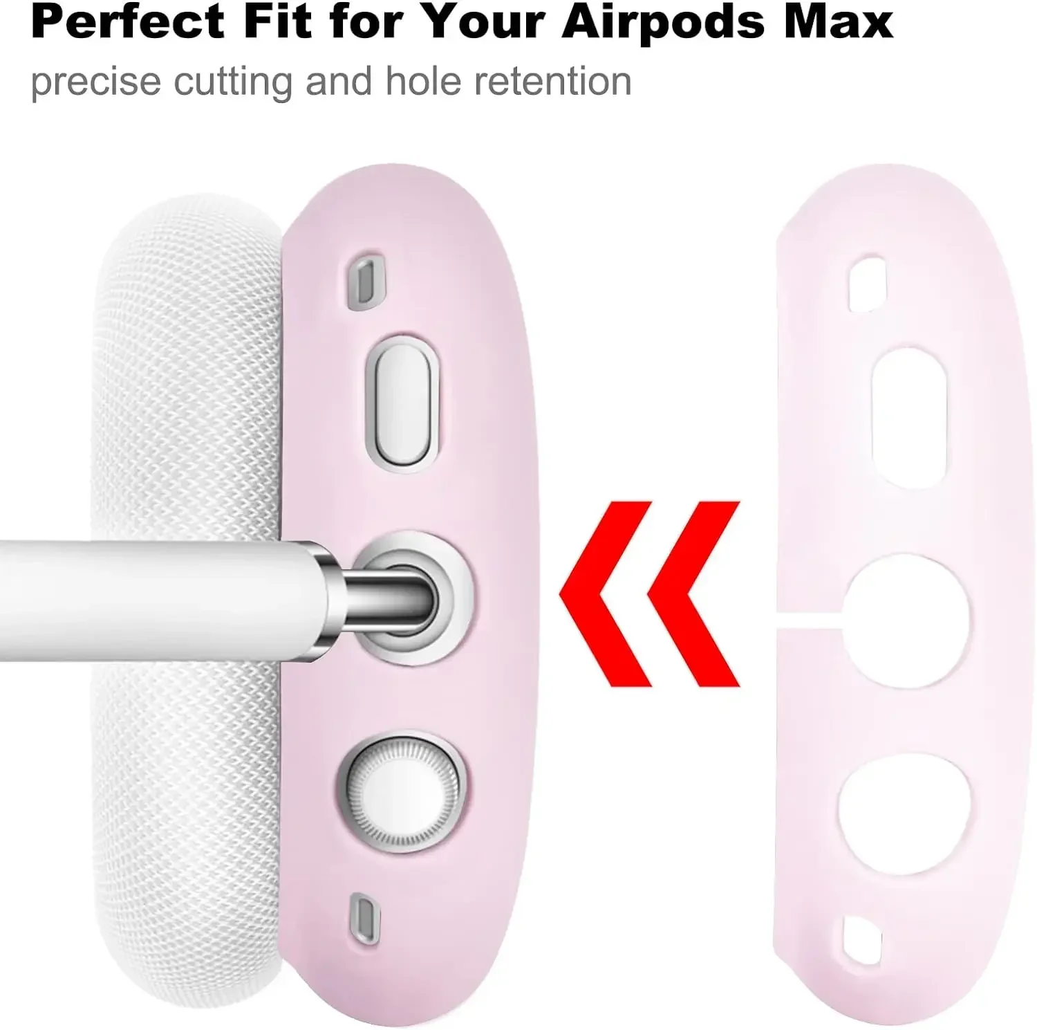 AirPods Maxヘッドホン用シリコンカバー、Apple - Headphone Case Hard のレビューと価格