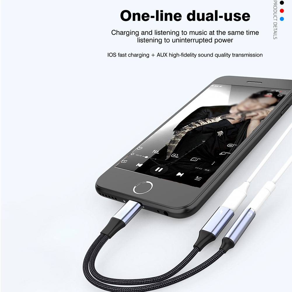 2in1 Type-C to C 3.5mmオーディオジャッ - Earphone Splitter Jack のレビューと価格