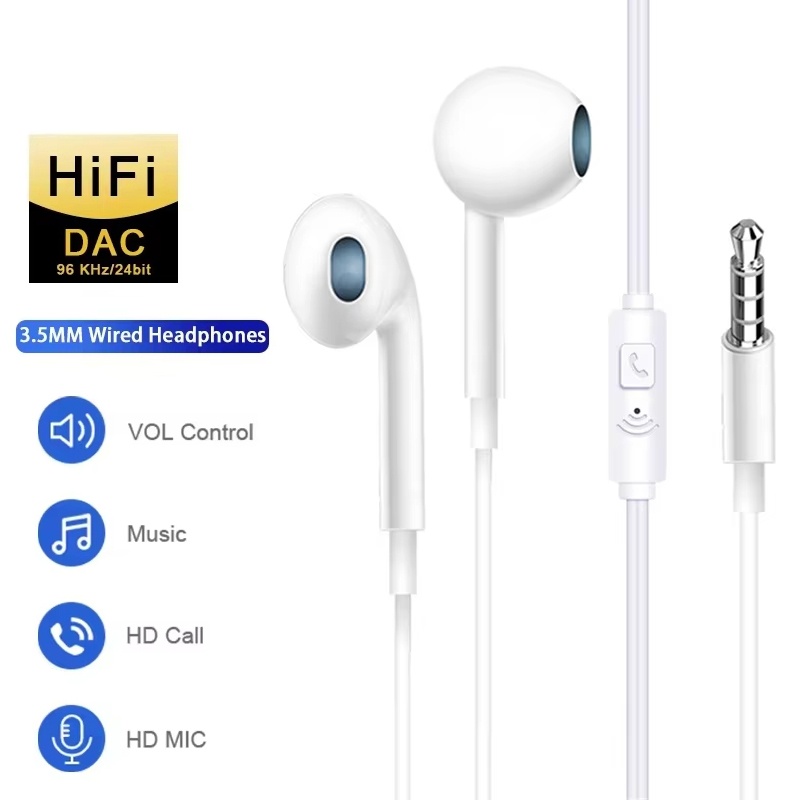 ユニバーサルイヤホン、3.5mmジャック、有線ヘッドホン、マ - Audiophile Headphone Wired のレビューと価格