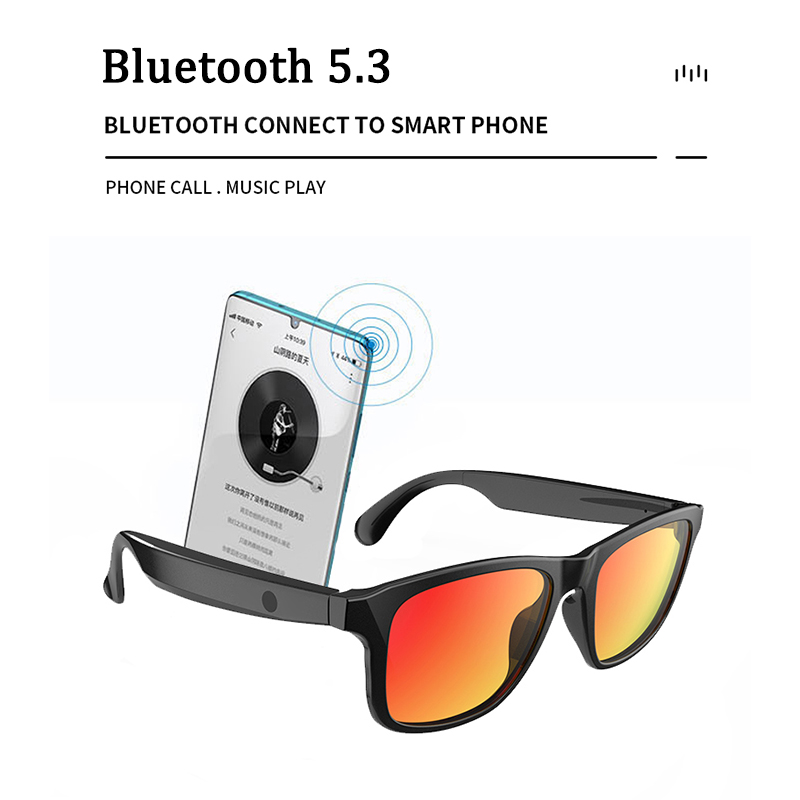 Bluetooth 5.3アンチブルースマートフォンサングラ - Bluetooth Headset On Ear のレビューと価格