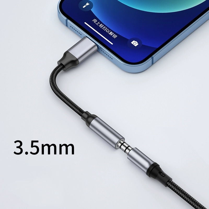 8 ピン - 3.5 ミリメートルジャック AUX ケーブル - Earphone Splitter Jack のレビューと価格