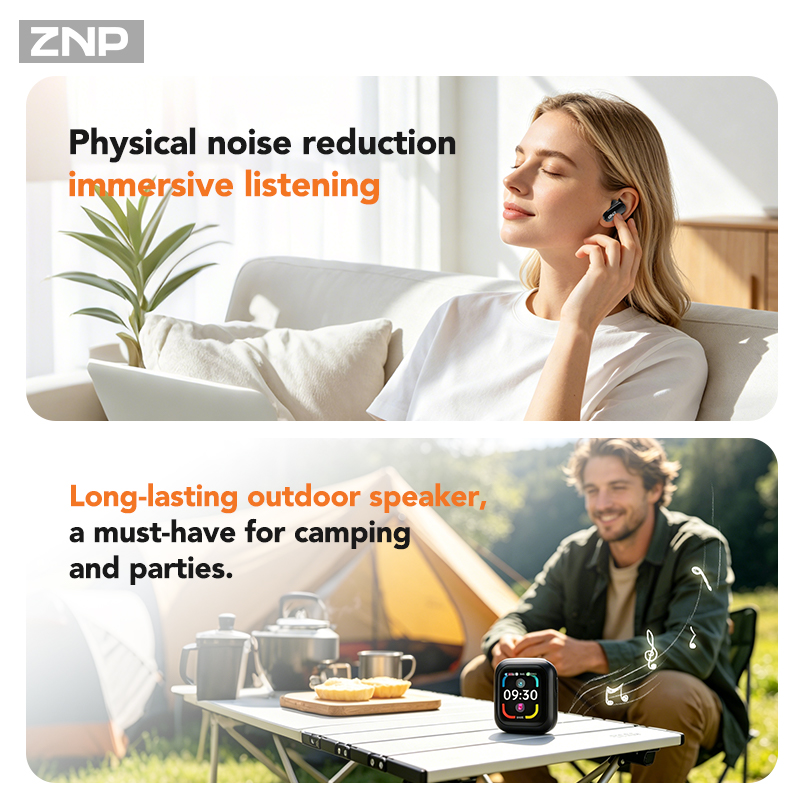 ZNP N04 TWS ワイヤレスイヤホン。タッチスクリーン - Wireless Earbuds Tws のレビューと価格