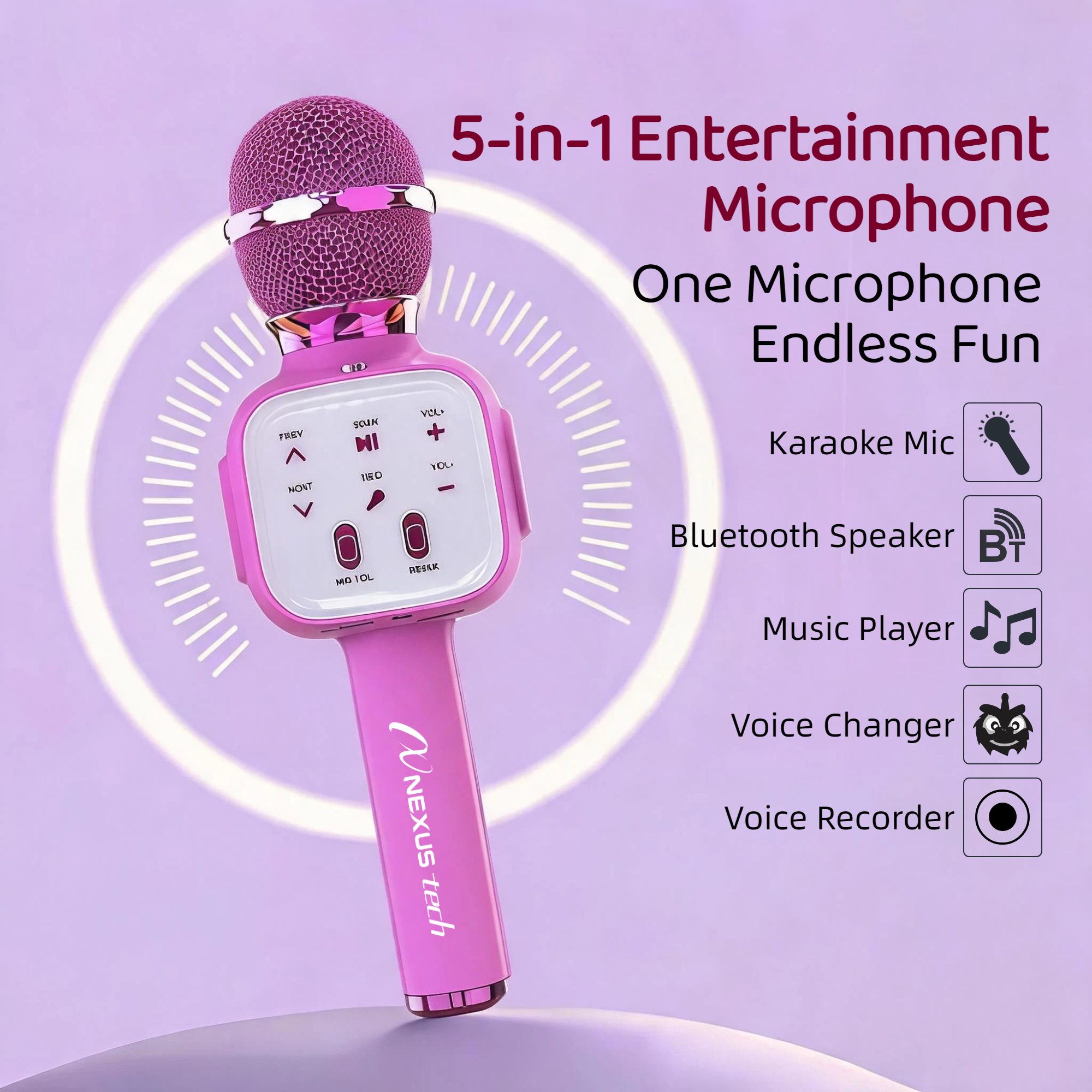 ワイヤレスBluetooth 5.2対応カラオケマイク、ポー - Shure Mic Sm58 のレビューと価格