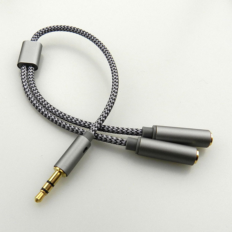 3.5 ミリメートルオーディオスプリッター Y ジャック 1 - Earphone Splitter Jack のレビューと価格