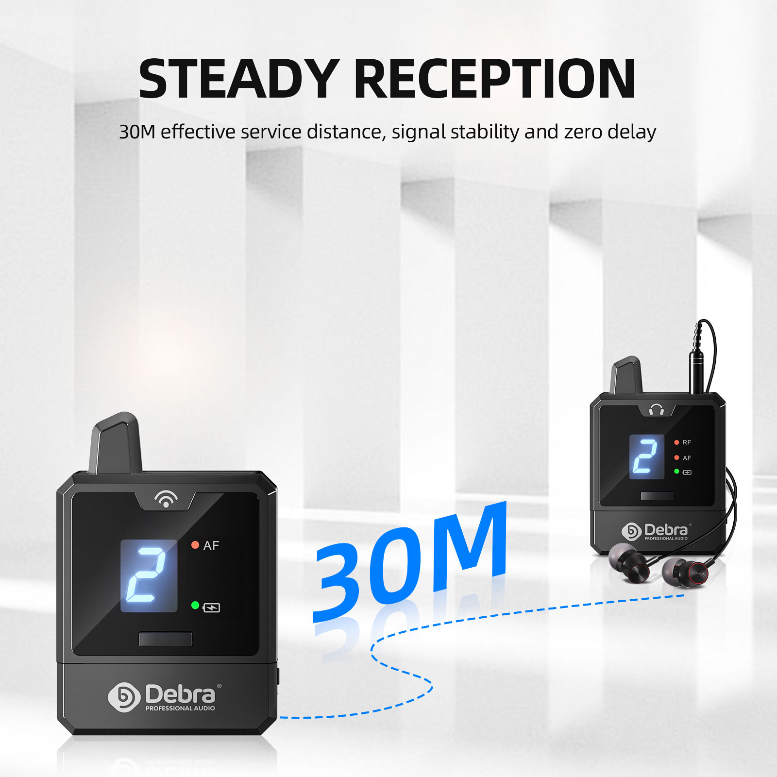 デブラ UHF IEM ワイヤレスインイヤーモニターシステム - In Ear Monitor Iem のレビューと価格