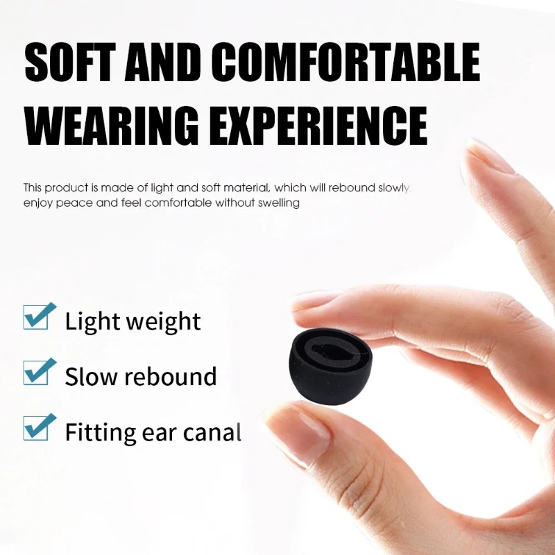 サムスンギャラクシーバッドプロ用のシリコンイヤーチップ,交換 - Earphone Foam Tip のレビューと価格