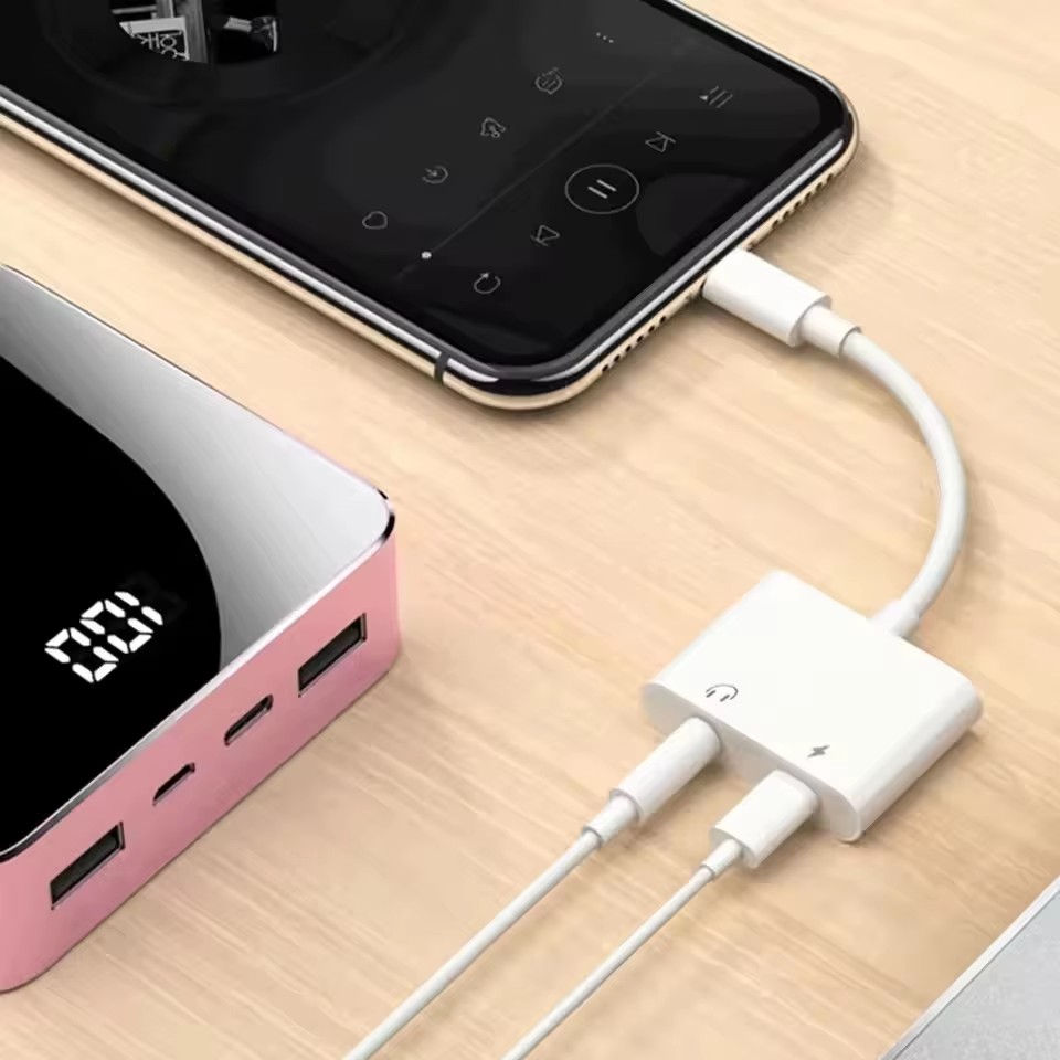 iPhone X、XS、11、12、13、14 Pro Ma - Earphone Splitter Jack のレビューと価格
